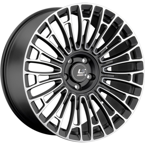 LS Forged 9x21/5x120 ET45,5 D62,6 LS FG25 MBF (конус, Колпак+лого)