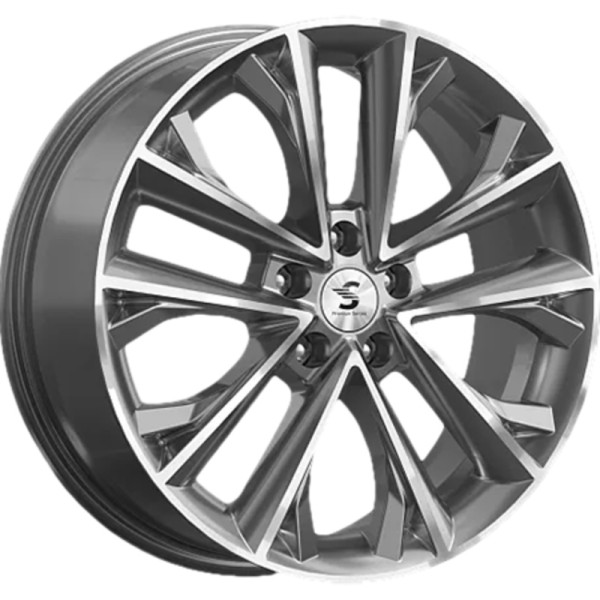 Premium Series 7x18/5x108 ET33 D60,1 КР012 (Tiggo 7 Pro) Diamond Gloss Graphite (4200017)