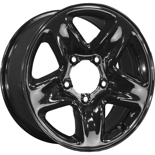 ZEPP 4x4 8x18/5x150 ET60 D110 Toyota 5 Triangle Gloss Black (LTM)