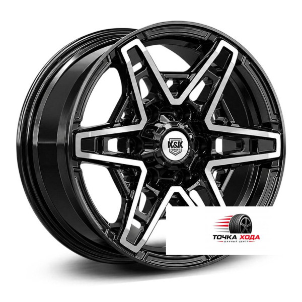 КиК R17 / 8J PCD 6x139.7 ЕТ 42 ЦО 100.1 Блэкберн
